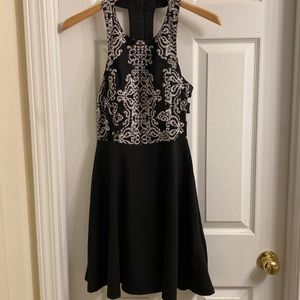 NWT size 7 black party dress